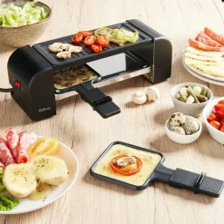 Appareil à raclette gril duo Q.5987 - Noir