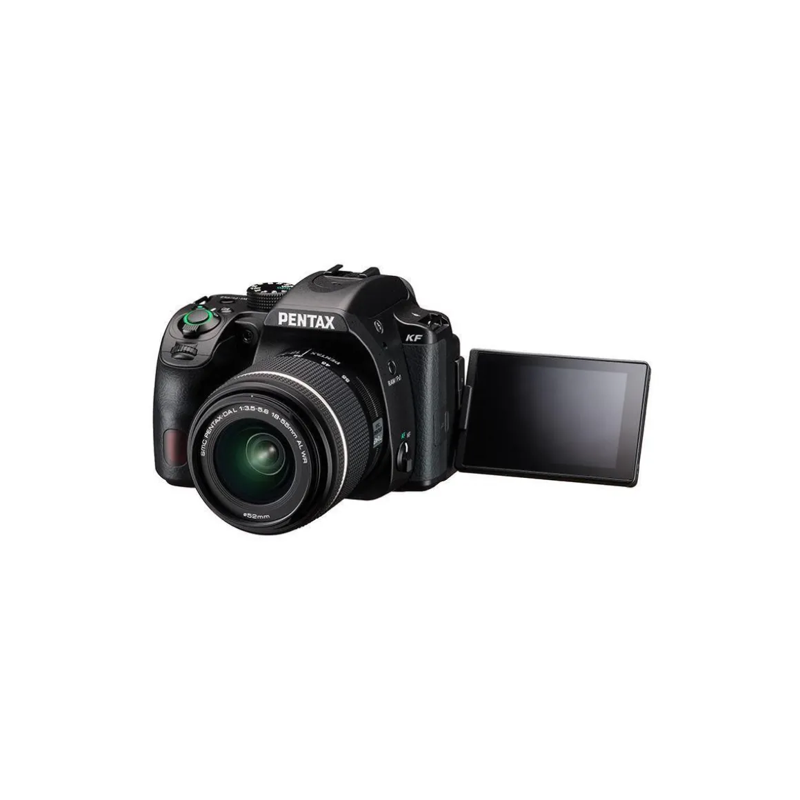 Appareil photo Reflex KF Noir + 18-55mm WR + Fourre tout