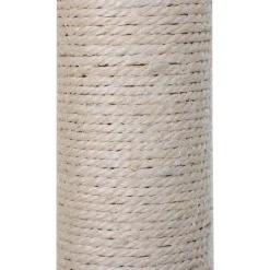Arbre à chat 3 griffoirs grattoirs sisal naturel plateforme hamac et boule suspendue dim. 50L x 36l x 70H cm peluche haute densité 220 g/m² gris