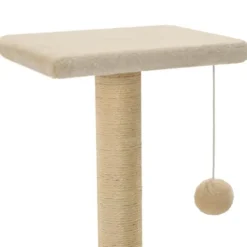 Arbre à chat avec griffoirs en sisal 65 cm Beige