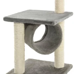 Arbre à chat avec griffoirs en sisal 65 cm Gris