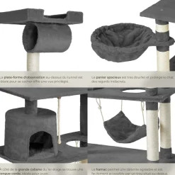 Arbre à chat MARCEL 141 cm