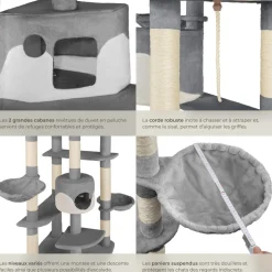 Arbre à Chat NELLY 204 cm