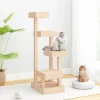 Arbre à chat 45,5x49x103 cm Bois de pin massif