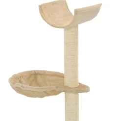 Arbre a chat avec griffoirs en sisal 105 cm Beige