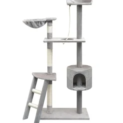 Arbre a chat avec griffoirs en sisal 150 cm Gris