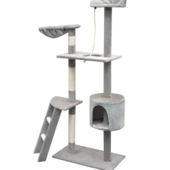 Arbre a chat avec griffoirs en sisal 150 cm Gris