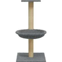 Arbre a chat avec griffoir en sisal Gris clair 74 cm