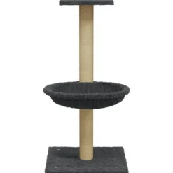 Arbre a chat avec griffoir en sisal Gris fonce 74 cm