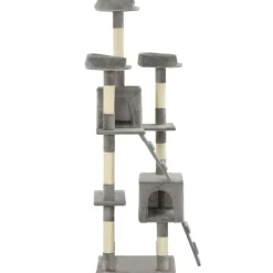 Arbre a chat avec griffoirs en sisal 170 cm Gris