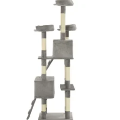 Arbre a chat avec griffoirs en sisal 170 cm Gris