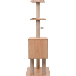 Arbre a chat avec tapis a gratter en sisal 123 cm
