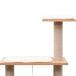 Arbre a chat avec tapis a gratter en sisal 123 cm