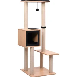 Arbre a chat avec tapis a gratter en sisal 129 cm