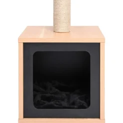 Arbre a chat avec tapis a gratter en sisal 62 cm