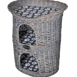 Arbre/maison 2 niveaux a chat avec coussin Saule