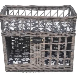 Arbre/maison/lit a chat avec coussin Saule Carre