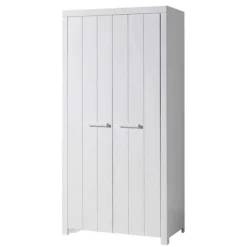 Armoire 2 Portes Erik 205cm Blanc