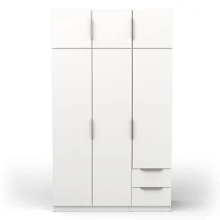 Armoire 6 portes 2 tiroirs L119 cm THIBAULT