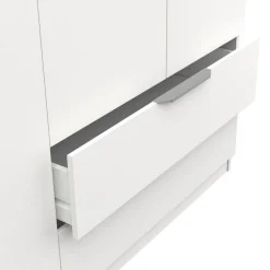 Armoire 4 portes 2 tiroirs L157 cm THIBAULT