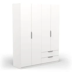 Armoire 4 portes 2 tiroirs L157 cm THIBAULT