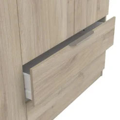 Armoire 4 portes 2 tiroirs L157 cm THIBAULT