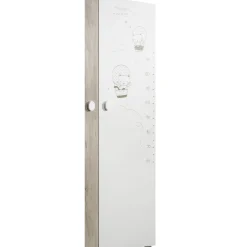 Armoire bébé 2 portes BALLOON, 1 penderie, 3 tablettes