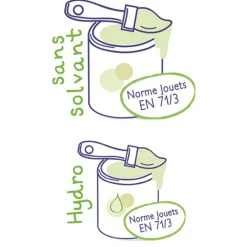 Armoire chambre bébé 2 portes NEW BASIC Boutons C&oelig;ur Rose