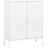 Armoire de rangement Blanc 80x35x101,5 cm Acier