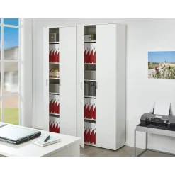 Armoire de rangement multifonctions 2 portes L70cm VISCONTI