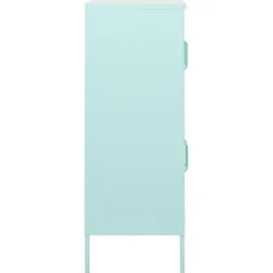 Armoire de rangement Vert menthe 80x35x101,5 cm Acier