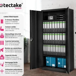 Armoire métallique 5 niveaux