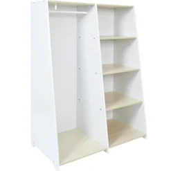 Armoire Scandinave Enfant Maya 120cm Blanc