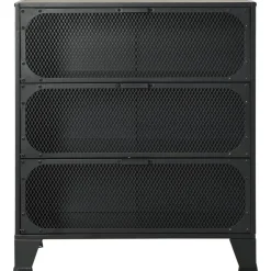 Armoires de rangement 2 pcs Gris 72x36x82 cm Metal et MDF