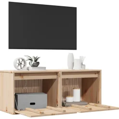 Armoires murales 2 pcs 45x30x35 cm Bois de pin massif