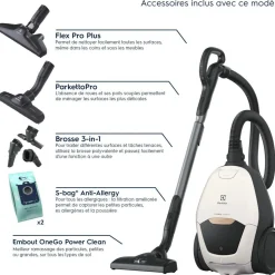 Aspirateur avec sac Pure D8 Allergy PD82-ALRG