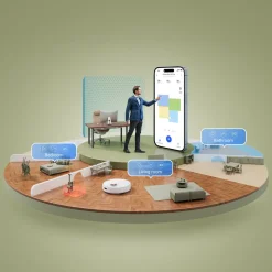 Aspirateur robot laveur D9 PLUS - Blanc