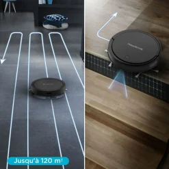 Aspirateur robot&nbsp;&nbsp;X-Plorer Serie 50 RR7375WH - Noir