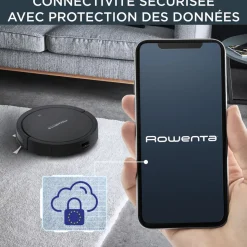 Aspirateur robot&nbsp;&nbsp;X-Plorer Serie 50 RR7375WH - Noir