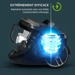 Aspirateur sans sac Silence Force Cyclonic Effitech RO7936EA
