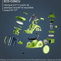 Aspirateur traîneau sans sac RO7C36EA - Noir