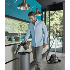 Aspirateur traîneau sans sac Silence Force Cyclonic RO7260 - Gris