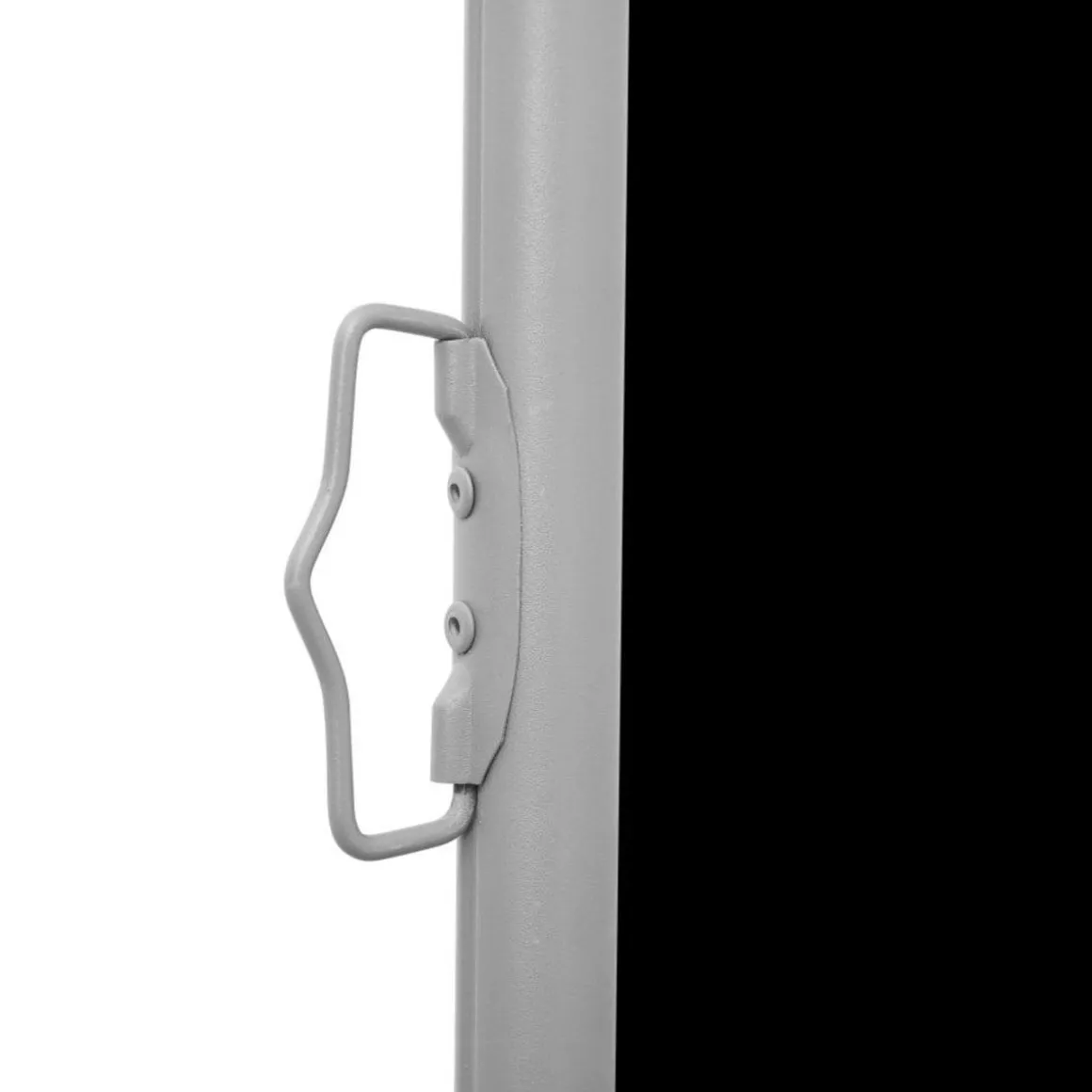 Auvent lateral retractable de patio 140x1200 cm Noir