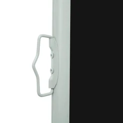 Auvent lateral retractable de patio 140x500 cm Noir