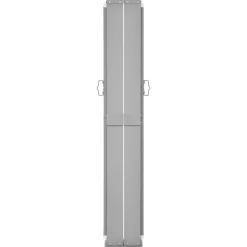 Auvent lateral retractable de patio 140x1200 cm Rouge