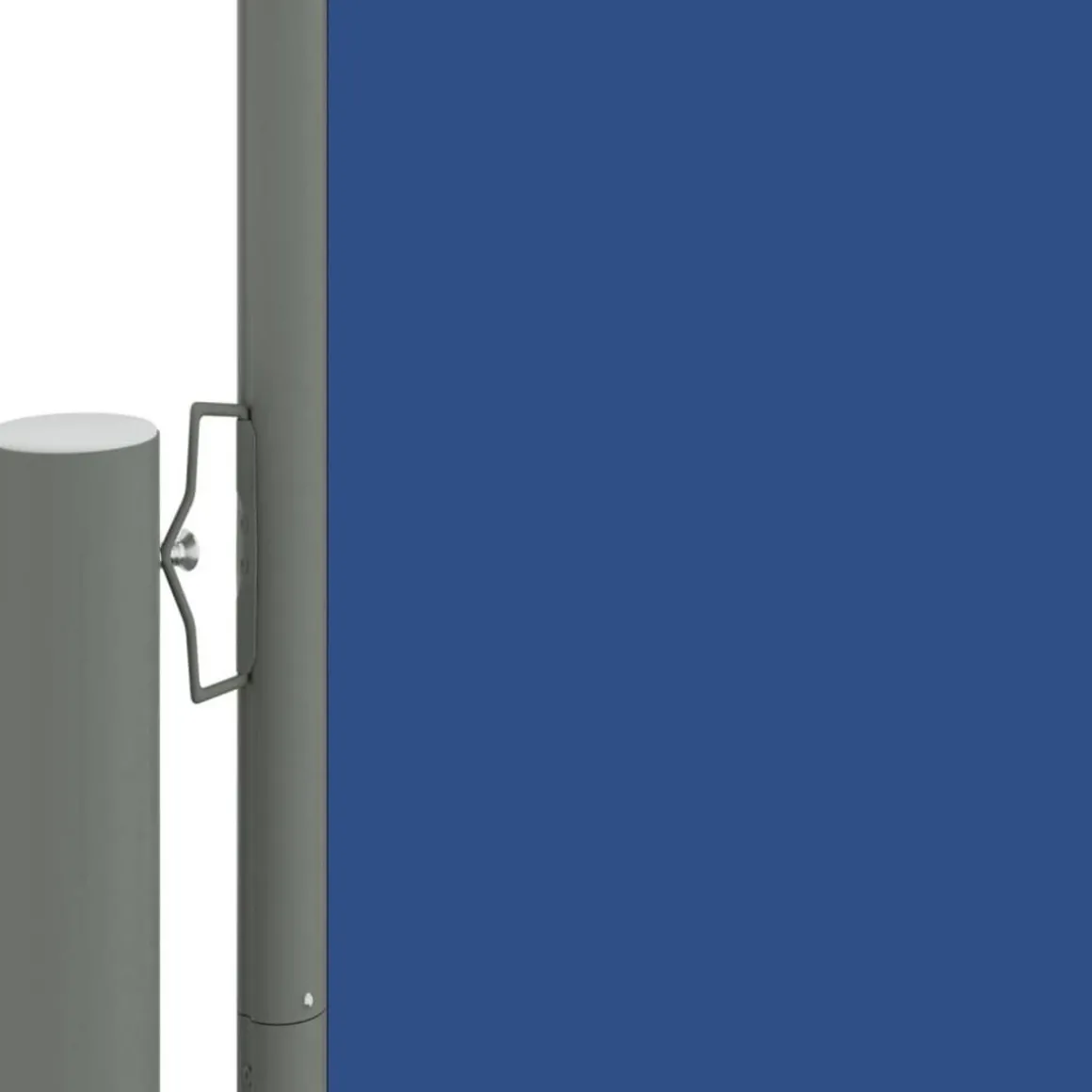 Auvent lateral retractable Bleu 117x1200 cm