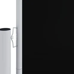 Auvent lateral retractable Noir 180x600 cm