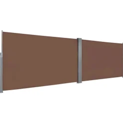 Auvent lateral retractable 160 x 600 cm Marron