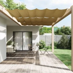 Auvent vertical Beige 200x270 cm Tissu oxford