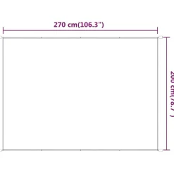 Auvent vertical Beige 200x270 cm Tissu oxford